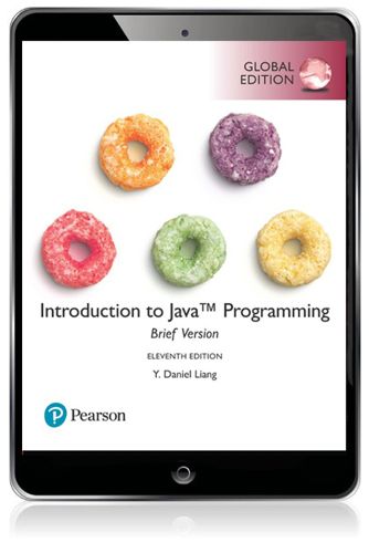 Introduction to Java Programming, Brief Version, Global Edition