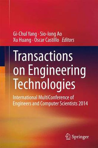 Cover image for Transactions on Engineering Technologies: International MultiConference of Engineers and Computer Scientists 2014