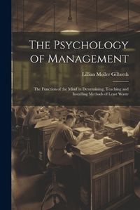 Cover image for The Psychology of Management