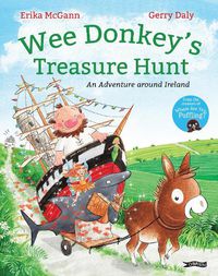 Cover image for Wee Donkey's Treasure Hunt: An adventure around Ireland