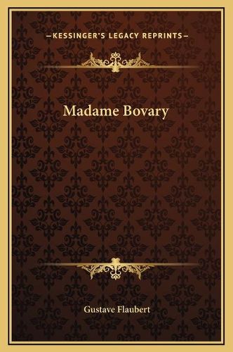 Cover image for Madame Bovary