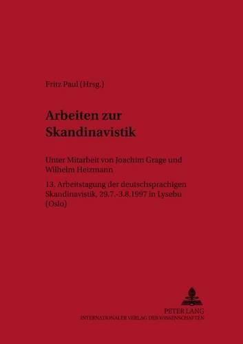 Cover image for Arbeiten Zur Skandinavistik
