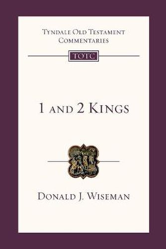 Cover image for 1 & 2 Kings: Tyndale Old Testament Commentary