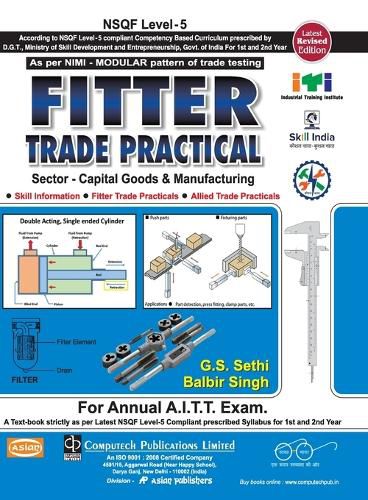 Cover image for Fitter Trade Practical (NSQF Level - 5 Syll.) (1st And 2nd Yr.)