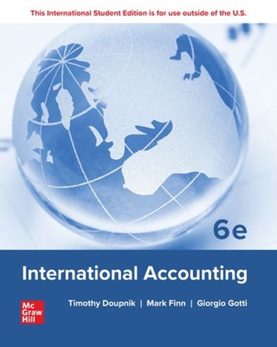 Cover image for International Accounting ISE