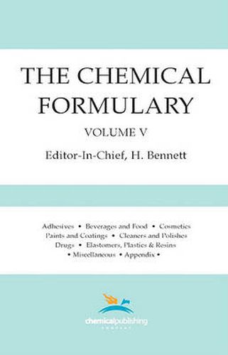 Cover image for The Chemical Formulary, Volume 5: Volume 5
