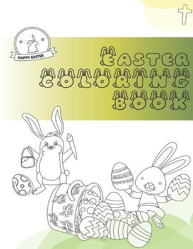 Cover image for Easter Coloring Book: Adult Colouring Fun, Stress Relief Relaxation and Escape