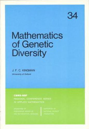 Cover image for Mathematics of Genetic Diversity