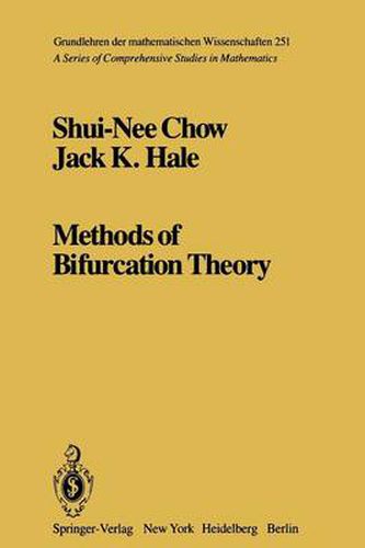 Methods of Bifurcation Theory