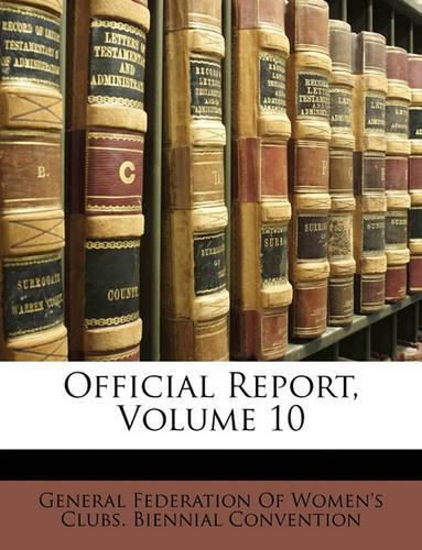 Cover image for Official Report, Volume 10