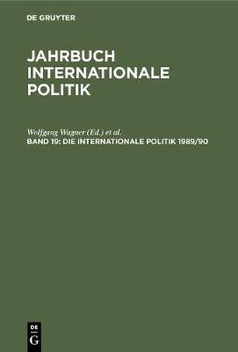 Cover image for Die Internationale Politik 1989/90: Studienausgabe