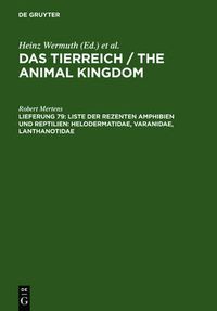 Cover image for Liste der rezenten Amphibien und Reptilien: Helodermatidae, Varanidae, Lanthanotidae