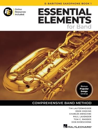 Cover image for Essential Elements for Band - Eb Bar. Sax Book 1