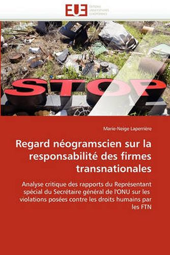 Cover image for Regard N Ogramscien Sur La Responsabilit Des Firmes Transnationales