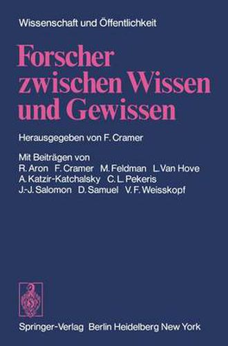 Cover image for Forscher Zwischen Wissen und Gewissen