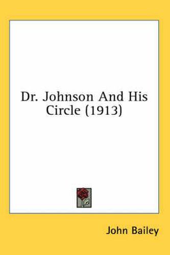 Dr. Johnson and His Circle (1913)