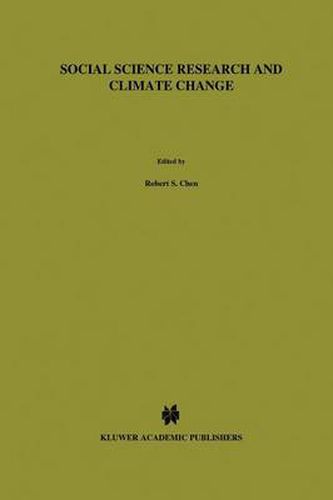 Social Science Research and Climate Change: An Interdisciplinary Appraisal