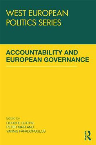 Cover image for Accountability and European Governance