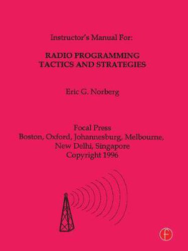 Cover image for Radio Programming Tactics and Strategies