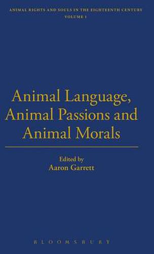 Cover image for Animal Language, Animal Passions and Animal Morals