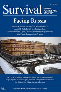 Cover image for Survival April-May 2021: Facing Russia