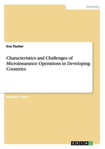 Cover image for Characteristics and Challenges of Microinsurance Operations in Developing Countries