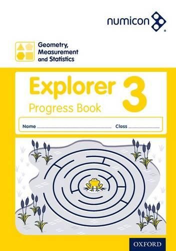 Cover image for Numicon: Geometry, Measurement and Statistics 3 Explorer Progress Book (Pack of 30)