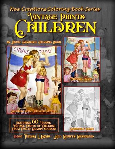 Cover image for New Creations Coloring Book Series: Vintage Prints: Children