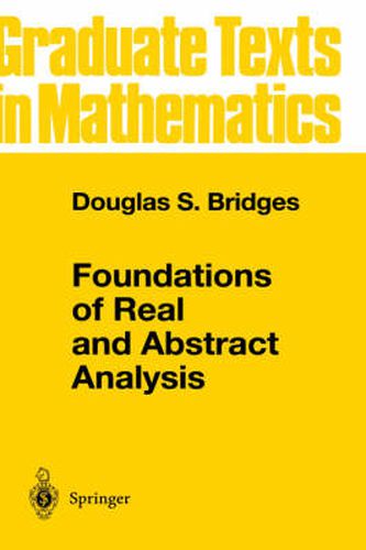 Cover image for Foundations of Real and Abstract Analysis