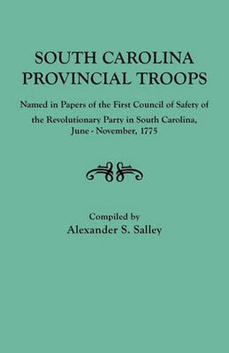 Cover image for South Carolina Provincial Troops