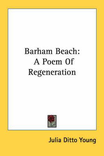 Cover image for Barham Beach: A Poem of Regeneration