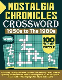 Cover image for Nostalgia Crossword for Adults and Seniors
