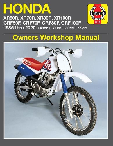 Honda XR50R, XR70R, XR80R, XR100R, CRF50F, CRF70F, CRF80F, CRF100F (85-20): 49cc, 71cc, 80cc, 99cc