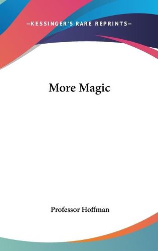 Cover image for More Magic