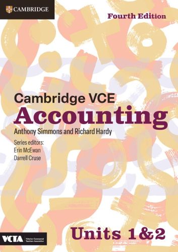 Cover image for Cambridge VCE Accounting Units 1&2
