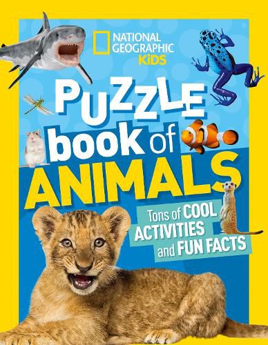 Cover image for National Geographic Kids Puzzle Book: Animals