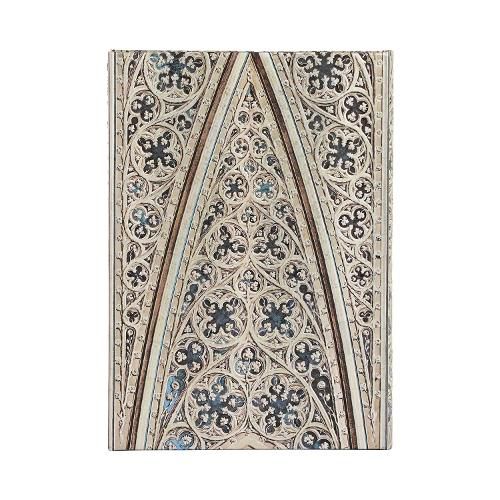 Cover image for Vault of the Milan Cathedral (Duomo di Milano) Midi Lined Hardback Journal (Wrap Closure)