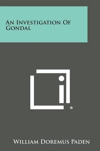 Cover image for An Investigation of Gondal