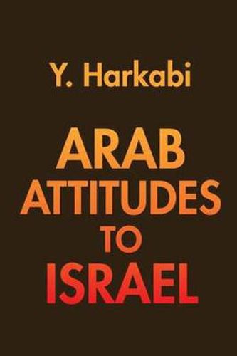 Cover image for Arab Attitudes to Israel