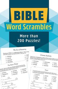Cover image for Bible Word Scrambles