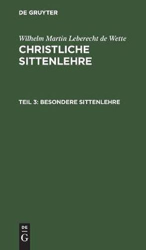 Besondere Sittenlehre