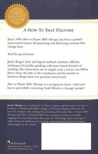 Cover image for How to Prepare Bible Messages (35th Anniversary Edition)