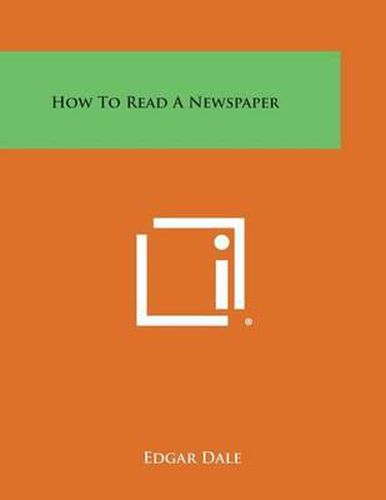 Cover image for How to Read a Newspaper