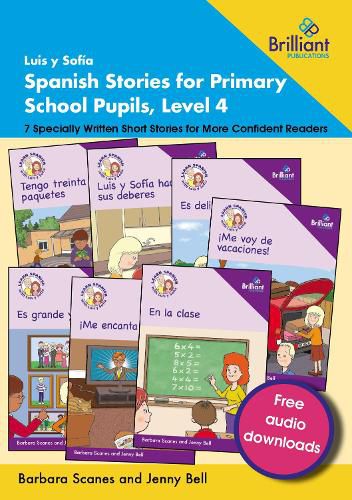 Cover image for Luis y Sofia Spanish Stories for Primary School Pupils, Level 4