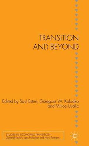 Cover image for Transition and Beyond