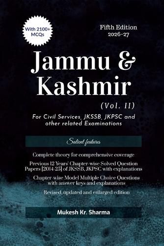 Cover image for Jammu and Kashmir Vol. II Fifth Edition