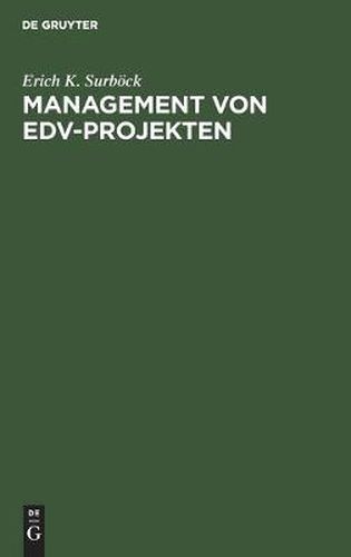 Cover image for Management von EDV-Projekten
