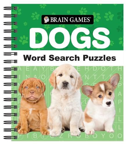 Cover image for Brain Games - Dogs Word Search Puzzles