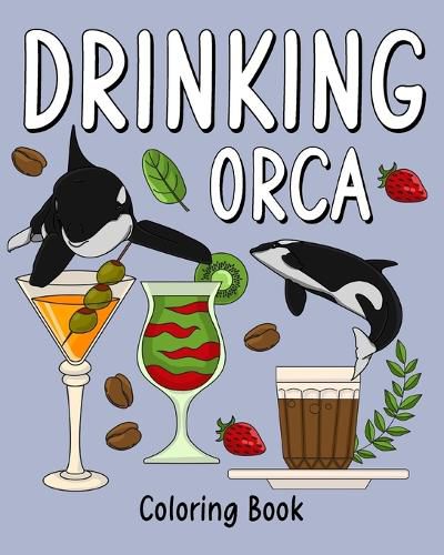 Cover image for Drinking Orca Coloring Book