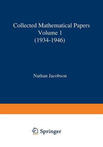 Cover image for Collected Mathematical Papers: Vol. 1: 1934-1946